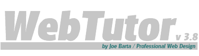 Professional Web Design & WebTutor HTML Tutorials